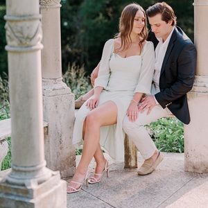 Light sea foam green dress